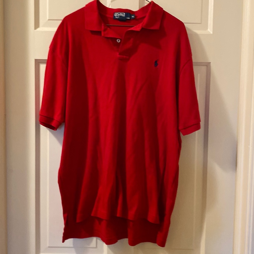 Polo Ralph Lauren Red Shirt, XL